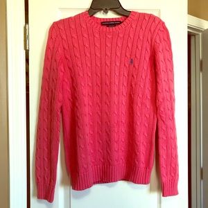 Beautiful Pink Ralph Lauren Polo Sweater- Like New